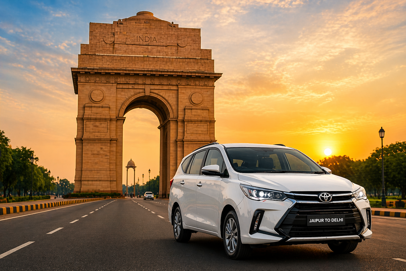 Jaipur to Delhi Taxi