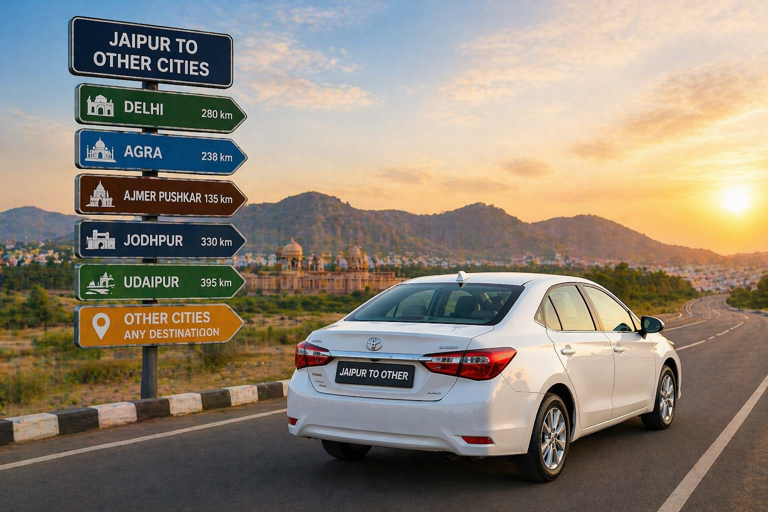 One Way Taxi Jaipur